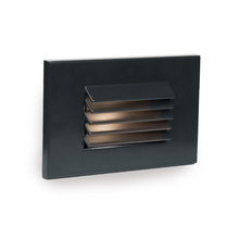 WAC US WL-LED120F-AM-BK - LED Horizontal Louvered Step and Wall Light