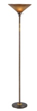 CAL Lighting BO-234TR-RU - 70&#34; Height Metal Torchiere in Rust