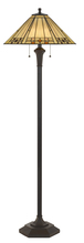 CAL Lighting BO-2676FL - 60&#34; Height Resin Floor Lamp in Matt Black