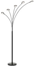 CAL Lighting BO-2873FL-5L-DB - 79&#34; Height Metal Floor Lamp in Dark Bronze Finish