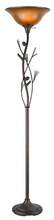 CAL Lighting BO-961TR - 72&#34; Height Metal Torchiere in Rust