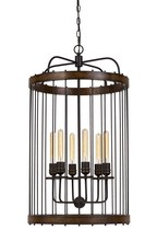 CAL Lighting FX-3700-6 - 36&#34; Height Metal Fixture in Metal Finish