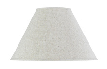 CAL Lighting SH-1036 - 12&#34; Tall Beige Round Linen Shade