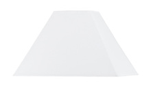 CAL Lighting SH-1135 - 10.5&#34; Tall White Square Hardback Fabric Shade