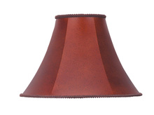 CAL Lighting SH-7151 - 11&#34; Height Bell Leatherette Shade