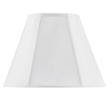 CAL Lighting SH-8106/12-WH - 10&#34; Tall White Fabric Shade