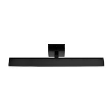 Eglo 202075A - 3 LT Integrated LED Vanity Light w/ Matte Black Finish & White Acrylic Shade