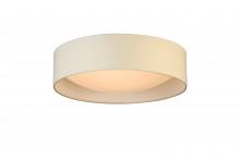 Eglo 204723A - LED Ceiling Light - 16&#34; White Fabric Shade With Acrylic White Diffuser