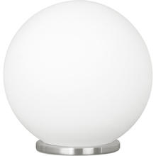 Eglo 85264A - 1 LT Table Lamp w/ a Siliver Finish & Opal Glass