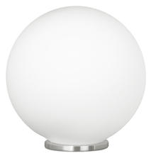 Eglo 85265A - 1 LT Table Lamp w/ a Siliver Finish & Opal Glass