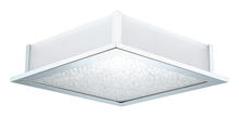 Eglo 92714A - 5x25W Ceiling Light w/ Chrome Finish & Clear Crystals & Frosted & Clear Glass
