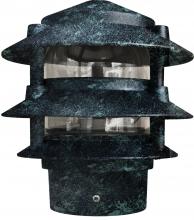 Dabmar D5305-VG - PAGODA FIX 3 TIER 6&#34; TOP 3&#34;BASE INCAND 120V