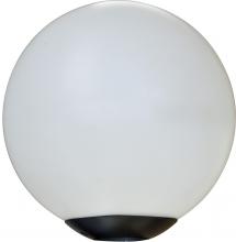 Dabmar D7000-LED16 - 13&#34; GLOBE FIX BLACK 16W LED 85-265V