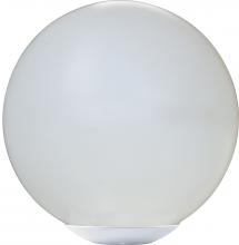 Dabmar D7128-W - 18&#34; GLOBE FIX WHITE 26W DL-S26-GU24 120V