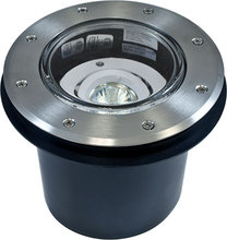 Dabmar LV306-LED7-SS304-MR - WELL LIGHT W/O GRILL ADJUSTABLE 7W LED MR16 12V