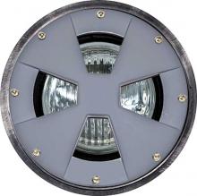 Dabmar LV307-LED9-GY-SLV - WELL LIGHT W/DRIVEOVER CVR W/ SLV 9W LED PAR36 12V