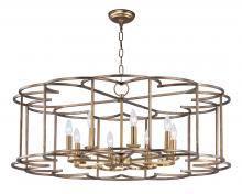 Maxim 24734BZF - Helix-Single-Tier Chandelier