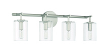 Craftmade 55604-SN - 4 Light Vanity