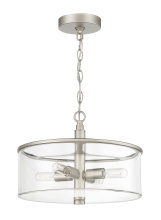 Craftmade 55654-SN - 4 Light Convertible Semiflush