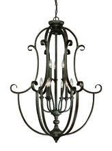 Craftmade 24239-MB - Barrett Place 9 Light Cage Foyer in Mocha Bronze