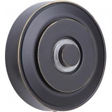 Craftmade PB5003-AZ - Surface Mount LED Lighted Push Button, Round LED Halo Light in Antique Bronze