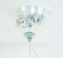 Craftmade LK415-LED - Clear Seeded w/2x9w LED