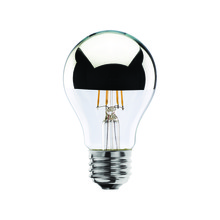 Bulbrite 776571 - 4W LED A19 2700K FILAMENT HALF MIRROR E26 120V