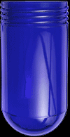RAB Lighting GL100B - Vaporproof, Globe Glass 100 series, Blue