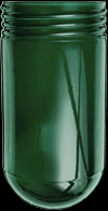 RAB Lighting GL100G - Vaporproof, Globe Glass 100 series, Green