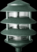 RAB Lighting LL22VG - Landscape, 1650 lumens, Lawn Light 4 Tier incandescent,descent 100W, Max Verde Green