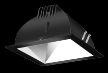 RAB Lighting NDLED4SD-50N-S-B - Recessed Downlights, 12 lumens, NDLED4SD, 4 inch square, Universal dimming, 50 degree beam spread,