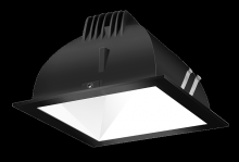 RAB Lighting NDLED4SD-50NHC-W-B - Recessed Downlights, 12 lumens, NDLED4SD, 4 inch square, Universal dimming, 50 degree beam spread,