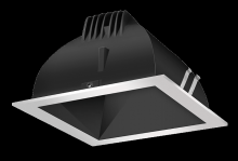 RAB Lighting NDLED6SD-WYY-B-S - Recessed Downlights, 20 lumens, NDLED6SD, 6 inch square, universal dimming, wall washer beam sprea