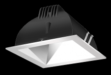 RAB Lighting NDLED4SD-50N-S-S - Recessed Downlights, 12 lumens, NDLED4SD, 4 inch square, Universal dimming, 50 degree beam spread,