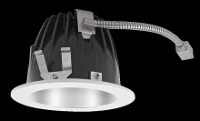 RAB Lighting NDLED4RD-80N-M-W - Recessed Downlights, 12 lumens, NDLED4RD, 4 inch round, Universal dimming, 80 degree beam spread,
