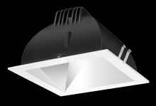 RAB Lighting NDLED4SD-50N-M-W - Recessed Downlights, 12 lumens, NDLED4SD, 4 inch square, Universal dimming, 50 degree beam spread,