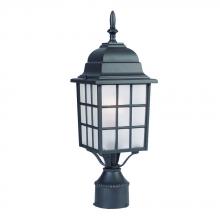 Acclaim Lighting 5307BK - Nautica Collection Post-Mount 1-Light Outdoor Matte Black Light Fixture