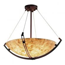 Justice Design Group ALR-9722-35-DBRZ - 24&#34; Pendant Bowl w/ Crossbar