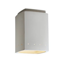 Justice Design Group CER-6115W-BIS - Rectangle w/ Perfs Flush-Mount (Outdoor)