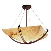 Justice Design Group FAL-9722-25-DBRZ - 24&#34; Pendant Bowl w/ Crossbar