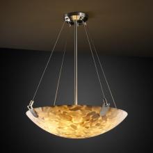 Justice Design Group ALR-9621-35-NCKL-LED3-3000 - 18&#34; LED Pendant Bowl w/ U-Clips