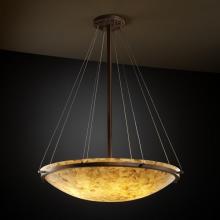 Justice Design Group ALR-9694-35-DBRZ - 36&#34; Round Pendant Bowl w/ Ring