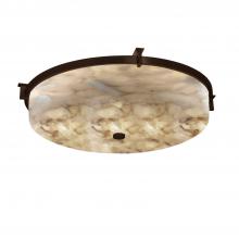 Justice Design Group ALR-8988-DBRZ - Era 21&#34; LED Round Flush-Mount