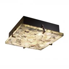 Justice Design Group ALR-5555-DBRZ-LED2-2000 - Clips 12&#34; Square LED Flush-Mount