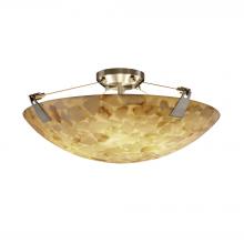Justice Design Group ALR-9632-35-NCKL-LED5-5000 - 24&#34; LED Semi-Flush Bowl w/ Tapered Clips