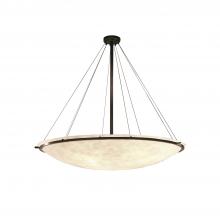 Justice Design Group CLD-9697-35-DBRZ - 48&#34; Round Pendant Bowl w/ Ring