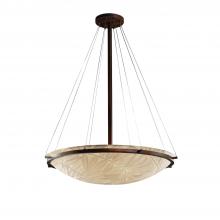 Justice Design Group PNA-9694-35-BMBO-DBRZ - 36&#34; Round Pendant Bowl w/ Ring