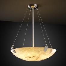 Justice Design Group FAL-9621-35-NCKL-LED3-3000 - 18&#34; LED Pendant Bowl w/ U-Clips
