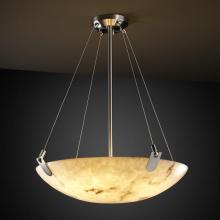 Justice Design Group FAL-9622-35-NCKL-LED5-5000 - 24" LED Pendant Bowl w/ U-Clips