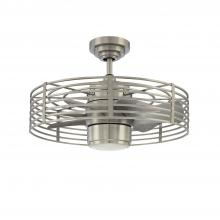 Kendal AC17723L-SN - Enclave 23 in. Natural Iron LED Ceiling Fan